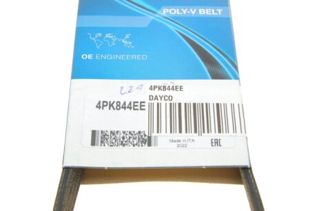 Привідний ремінь генератора dayco 4PK844EE
