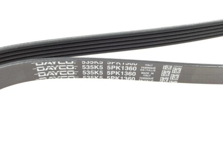 Привідний ремінь генератора dayco 5PK1360