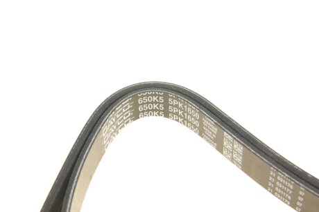 Привідний ремінь генератора dayco 5PK1650