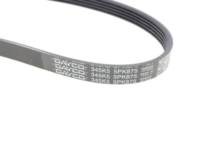 Привідний ремінь генератора dayco 5PK875
