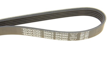 Приводной ремень генератора dayco 5PK990