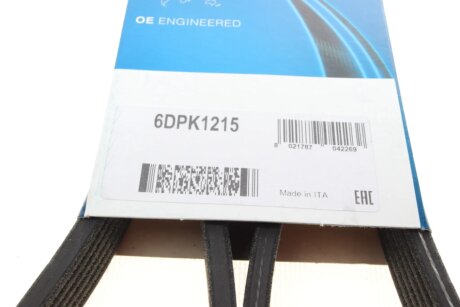 Приводной ремень генератора dayco 6DPK1215