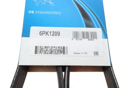 Приводной ремень генератора dayco 6PK1209