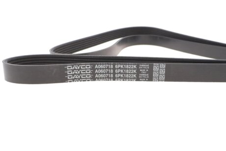 Привідний ремінь генератора dayco 6PK1822K