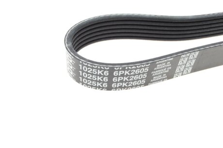 Привідний ремінь генератора dayco 6PK2605
