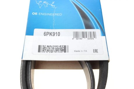 Приводной ремень генератора dayco 6PK910