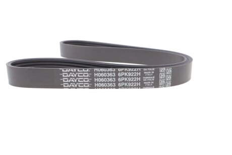 Привідний ремінь генератора dayco 6PK922H