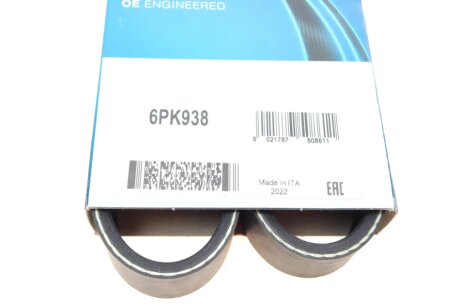 Привідний ремінь генератора dayco 6PK938