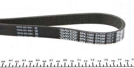 Ремень генератора dayco 6PK1080HD