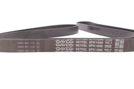 Приводной ремень генератора dayco 6PK1696