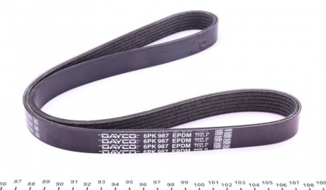 Привідний ремінь генератора dayco 6PK987S