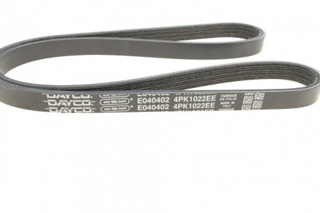 Привідний ремінь генератора dayco 4PK1022EE