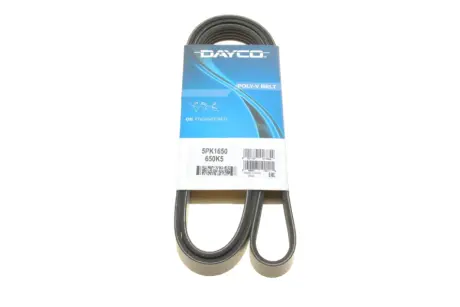 Ремень поликлин. (пр-во DAYCO) Dayco 5PK1650