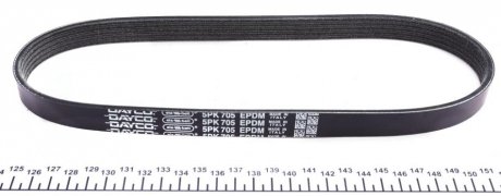 Привідний ремінь генератора dayco 5PK705EE