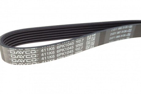 Привідний ремінь генератора dayco 6PK1045