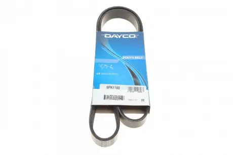 Ремень поликлин. (пр-во DAYCO) Dayco 6PK1160