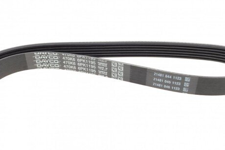Приводной ремень генератора dayco 6PK1195