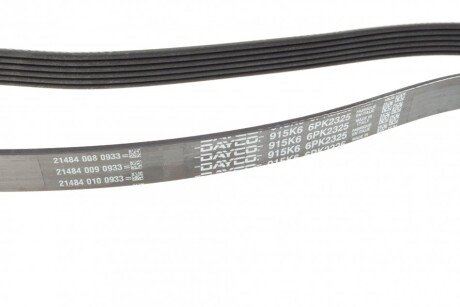 Привідний ремінь генератора dayco 6PK2325