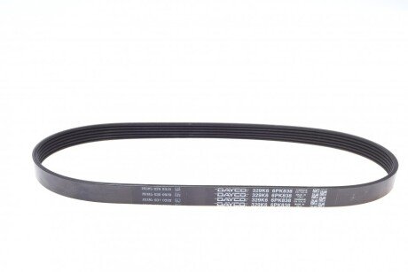 Привідний ремінь генератора dayco 6PK838