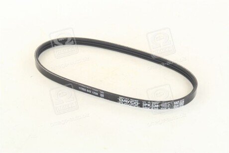 Приводной ремень генератора dayco 3PK538