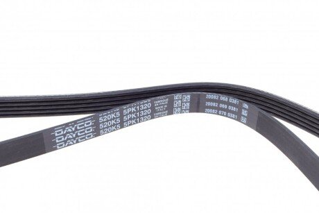 Привідний ремінь генератора dayco 5PK1320