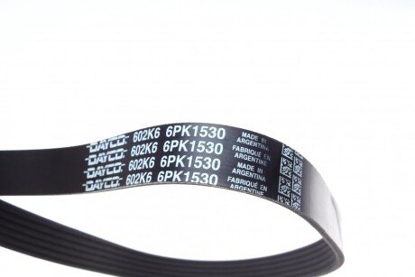 Приводной ремень генератора dayco 6PK1530