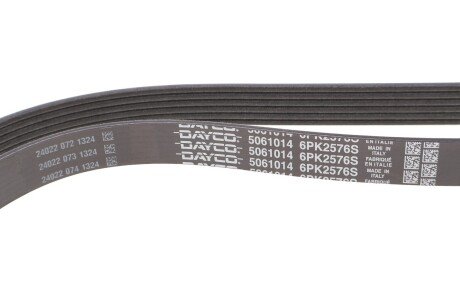 Привідний ремінь генератора dayco 6PK2576S