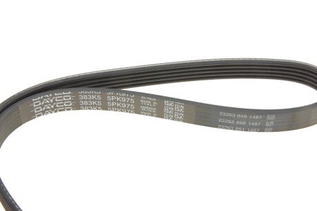 Привідний ремінь генератора dayco 5PK975