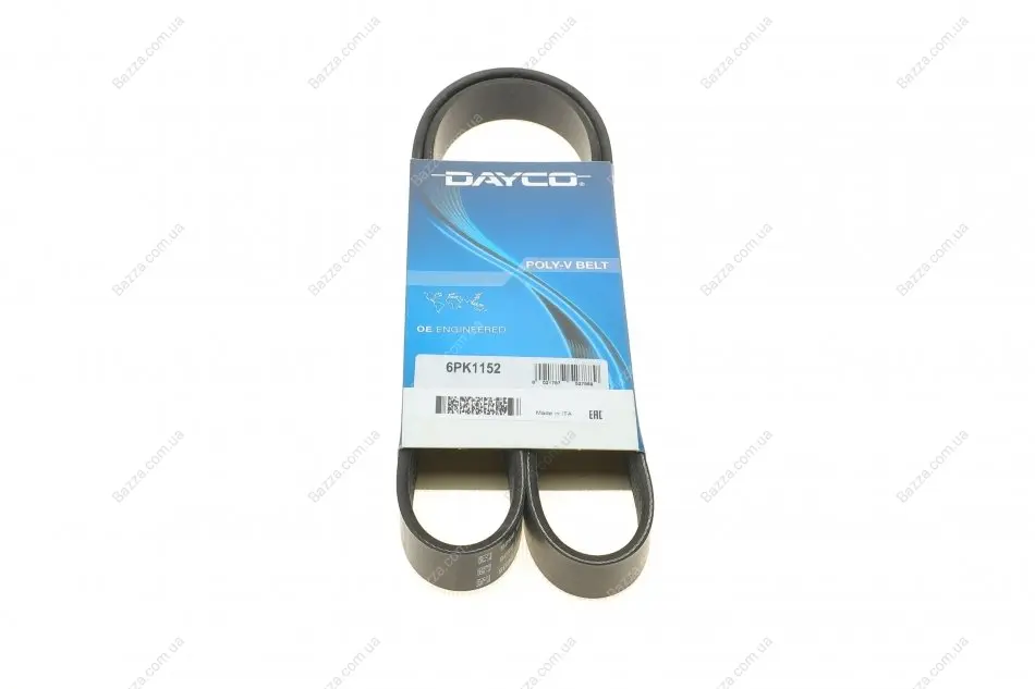Ремень поликлиновой Dayco 6PK1152 (фото 1)