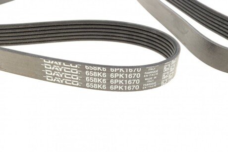 Привідний ремінь генератора dayco 6PK1670