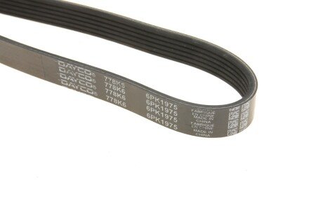 Привідний ремінь генератора dayco 6PK1975