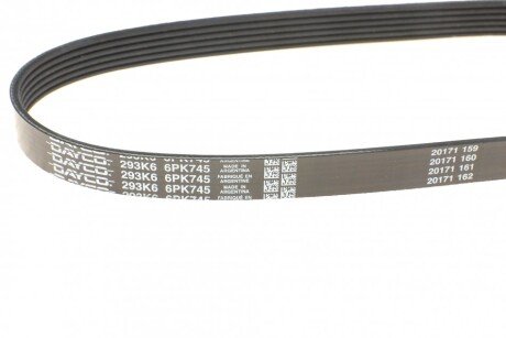 Привідний ремінь генератора dayco 6PK745