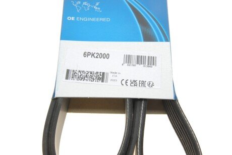 Привідний ремінь генератора dayco 6PK2000