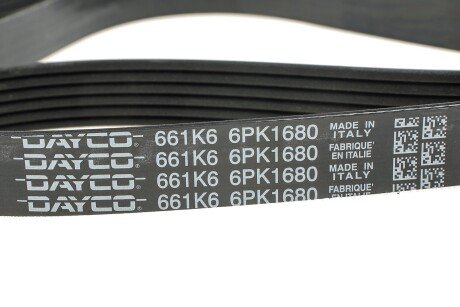 Приводной ремень генератора dayco 6PK1680