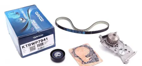 Ременной комплект ГРМ с помпой Dayco KTBWP7941