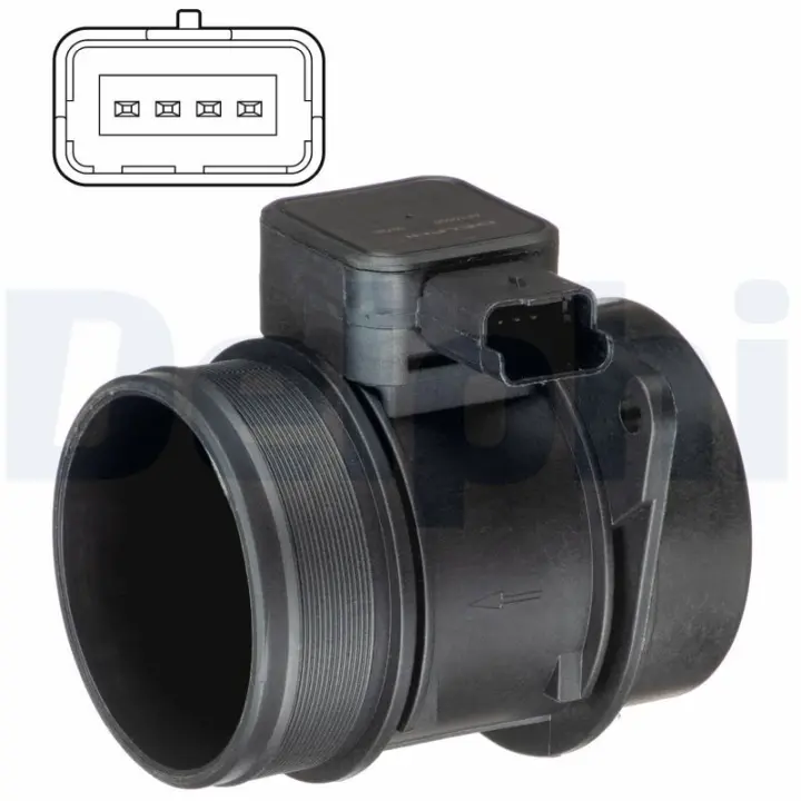Датчик масової витрати повітря delphi AF10500-12B1