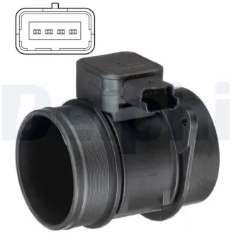 Датчик масової витрати повітря Delphi AF10500-12B1
