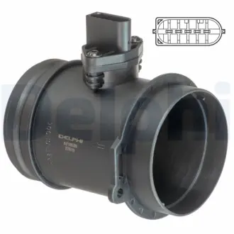 DELPHI BMW Витратомір повітря 3,6-4,8: E60/61, E65/66, X5 (E53) delphi AF1052612B1