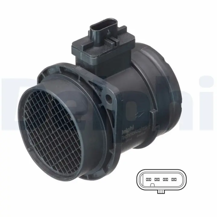DELPHI SKODA Витратомір повітря FABIA II Combi 1.2 TDI 10-, VW delphi AF1071912B1