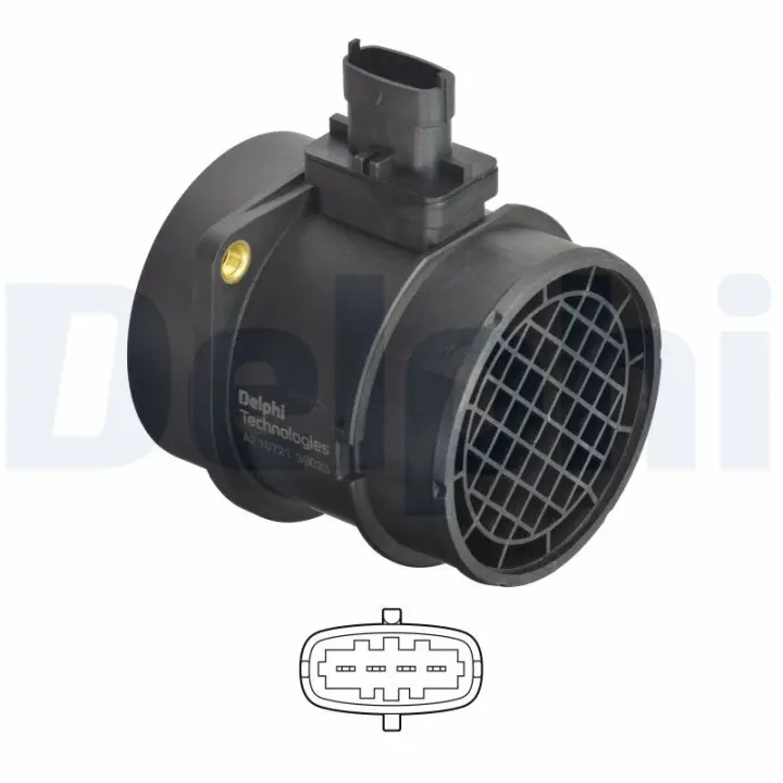 DELPHI JEEP Витратомір повітря GRAND CHEROKEE IV 3.0 CRD V6 11- delphi AF1072112B1