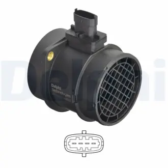 DELPHI JEEP Витратомір повітря GRAND CHEROKEE IV 3.0 CRD V6 11- delphi AF1072112B1