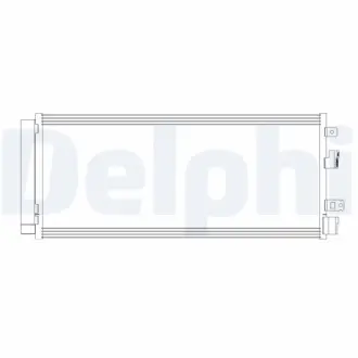 DELPHI OPEL Радіатор кондиціонера (конденсатор) CORSA E 14- Delphi CF20381