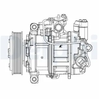 Комплект зчеплення в зборі Delphi CS20504