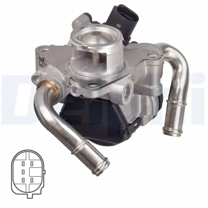 Клапан EGR AUDI // SEAT // SKODA // VW delphi EG1060812B1