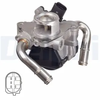 Клапан EGR AUDI // SEAT // SKODA // VW delphi EG1060812B1
