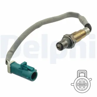 DELPHI FORD лямбда-зонд (4 конт.) Focus 1,4-2,0 98- Galaxy 2,0/2,3 00- delphi ES2112112B1