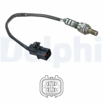 DELPHI CHEVROLET Лямбда-зонд Lacetti, Nubira 1.8 delphi ES21158-12B1