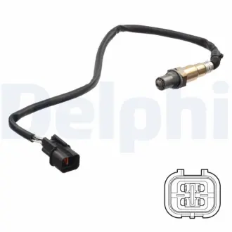 DELPHI HYUNDAI Кисневий датчик (лямбда-зонд) ACCENT V 1.6 VTVT 17-, KIA SOUL I 1.6 CVVT 11-14 delphi ES21287-12B1