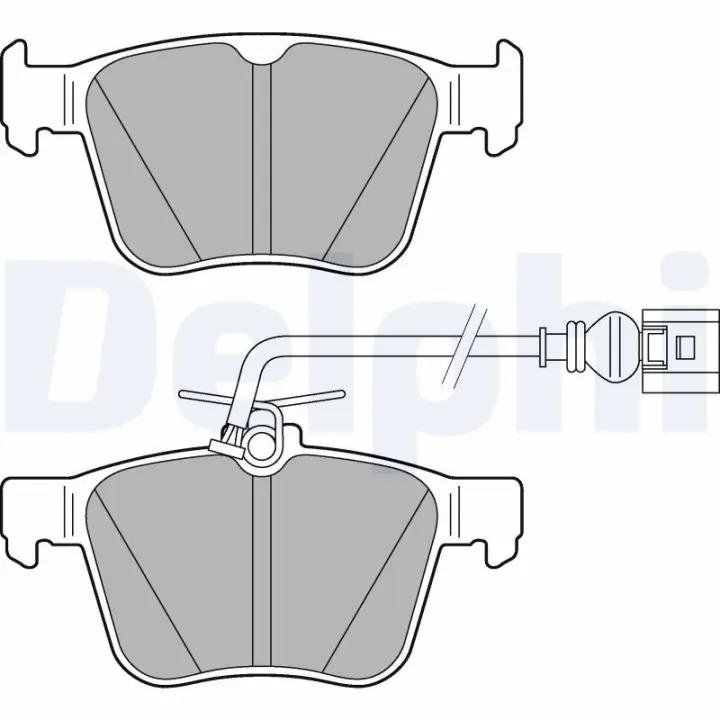 Тормозные колодки delphi LP3267