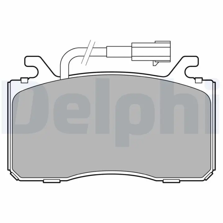 Передние тормозные колодки delphi LP3435
